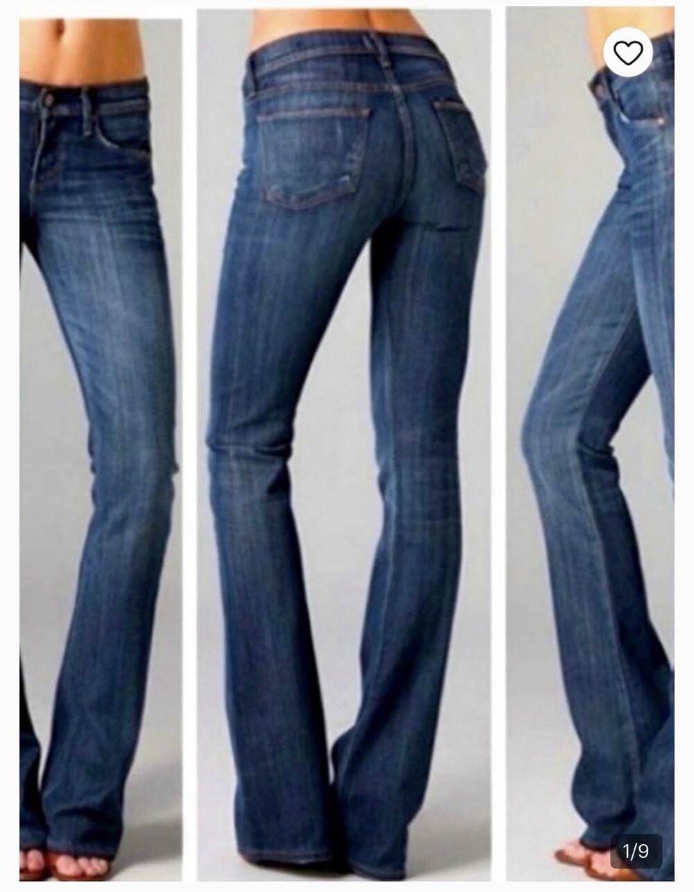 Citizen Of Humanity Amber Medium Rise Bootcut Women's Dark Blue Jeans 27x30